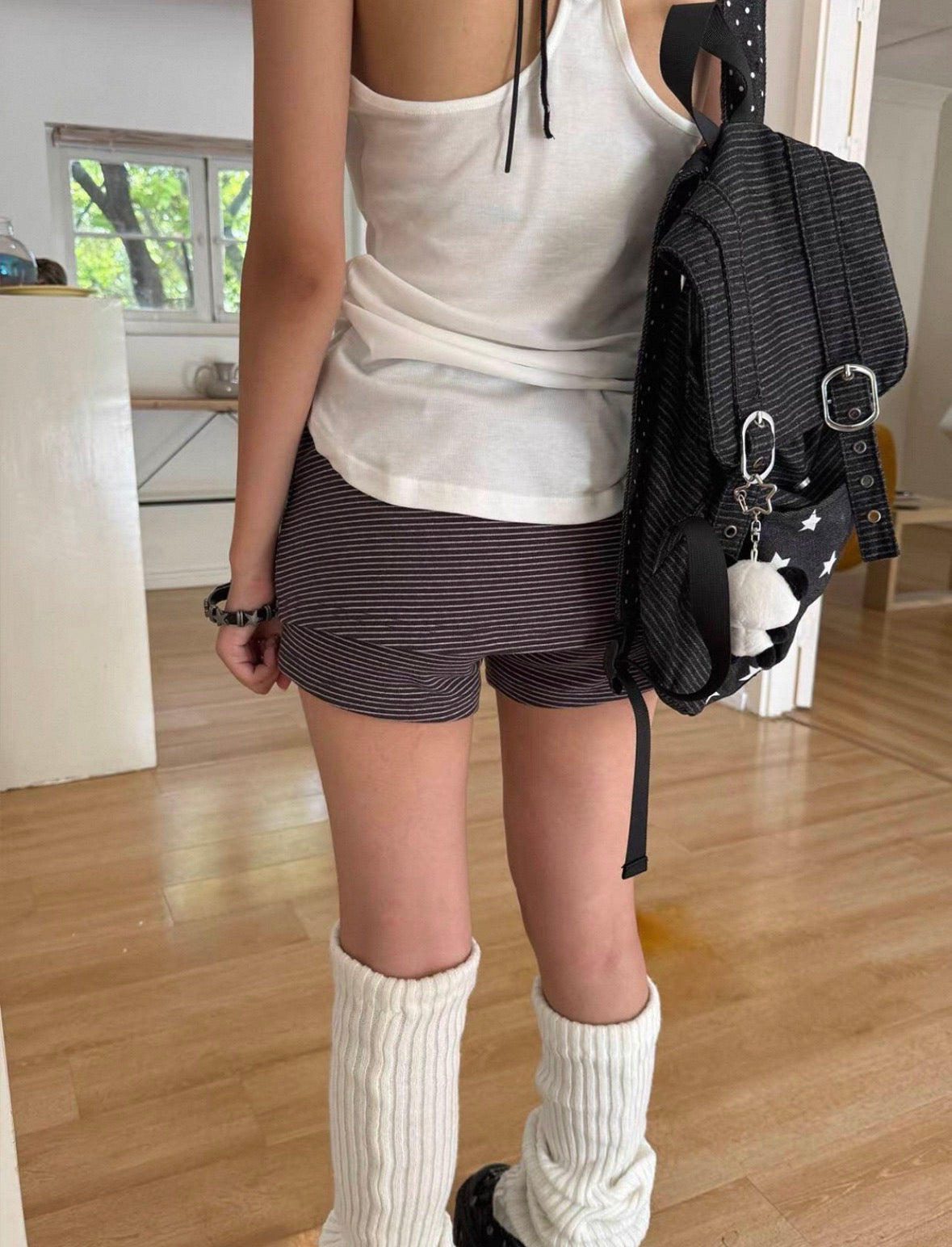 avenoir striped button up set BOTTOM ONLY/ edit 01